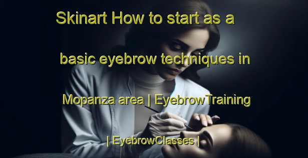 Skinart How to start as a basic eyebrow techniques in Mopanza area | EyebrowTraining | EyebrowClasses | SkinartTraining-the Democratic Republic of the Congo